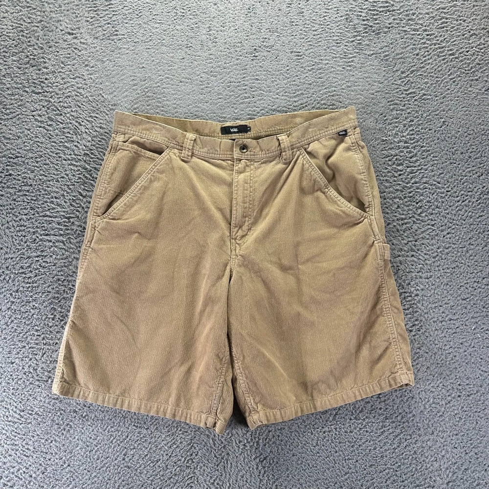 VTG Vans Shorts Mens 40 Brown Cotton Corduroy Carpenter Loose Skateboard Baggy